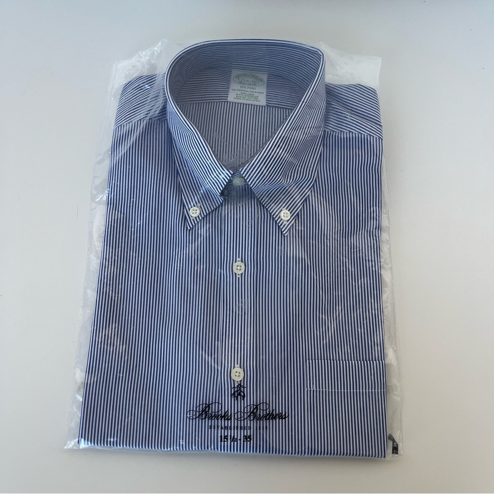 M’s Brooks Brothers Button Down Dress Shirt, 15 1/2 - 35